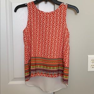Girls Patterned Tank Top